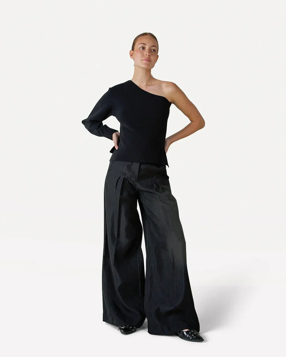 ANOTHER LABEL CALYX PANTS BLACK