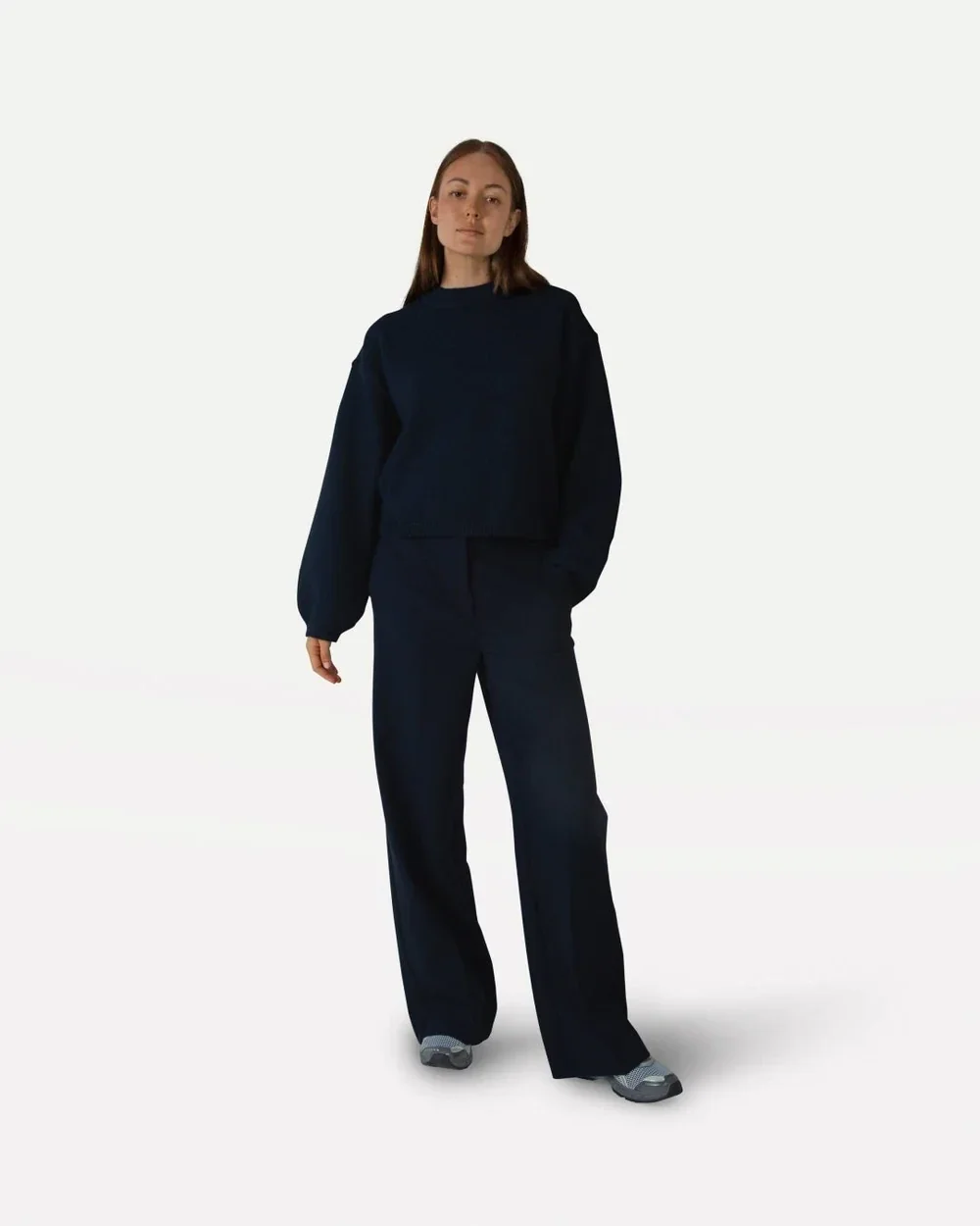 ANOTHER LABEL MOORE PANTS NAVY