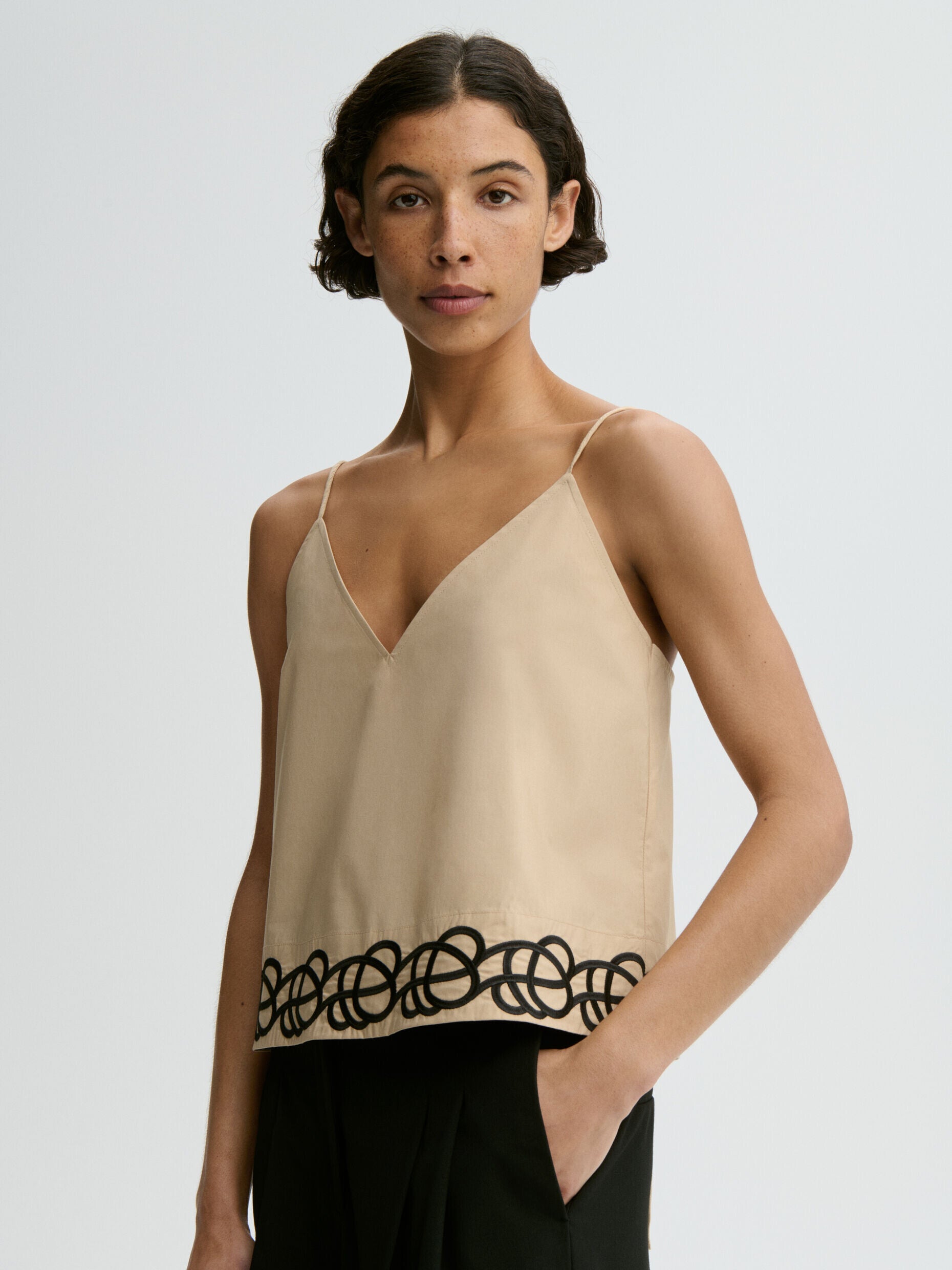 BY MALENE BIRGER JENNIE TOP OLD BEIGE