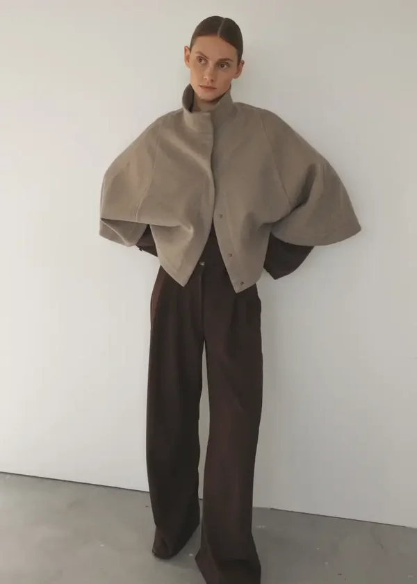 CLUB L'AVENIR SADY PONCHO WALNUT