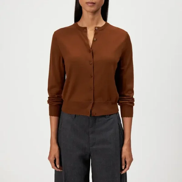 DRYKORN GLENNA CARDIGAN BROWN