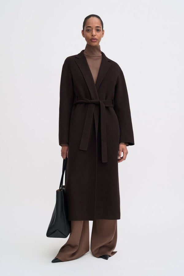 FILIPPA K ALEXA COAT DARK CHOCOLATE
