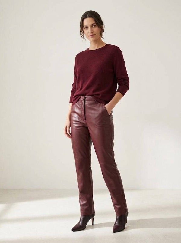 GOOSECRAFT PENNY PANTS REDDISH BROWN