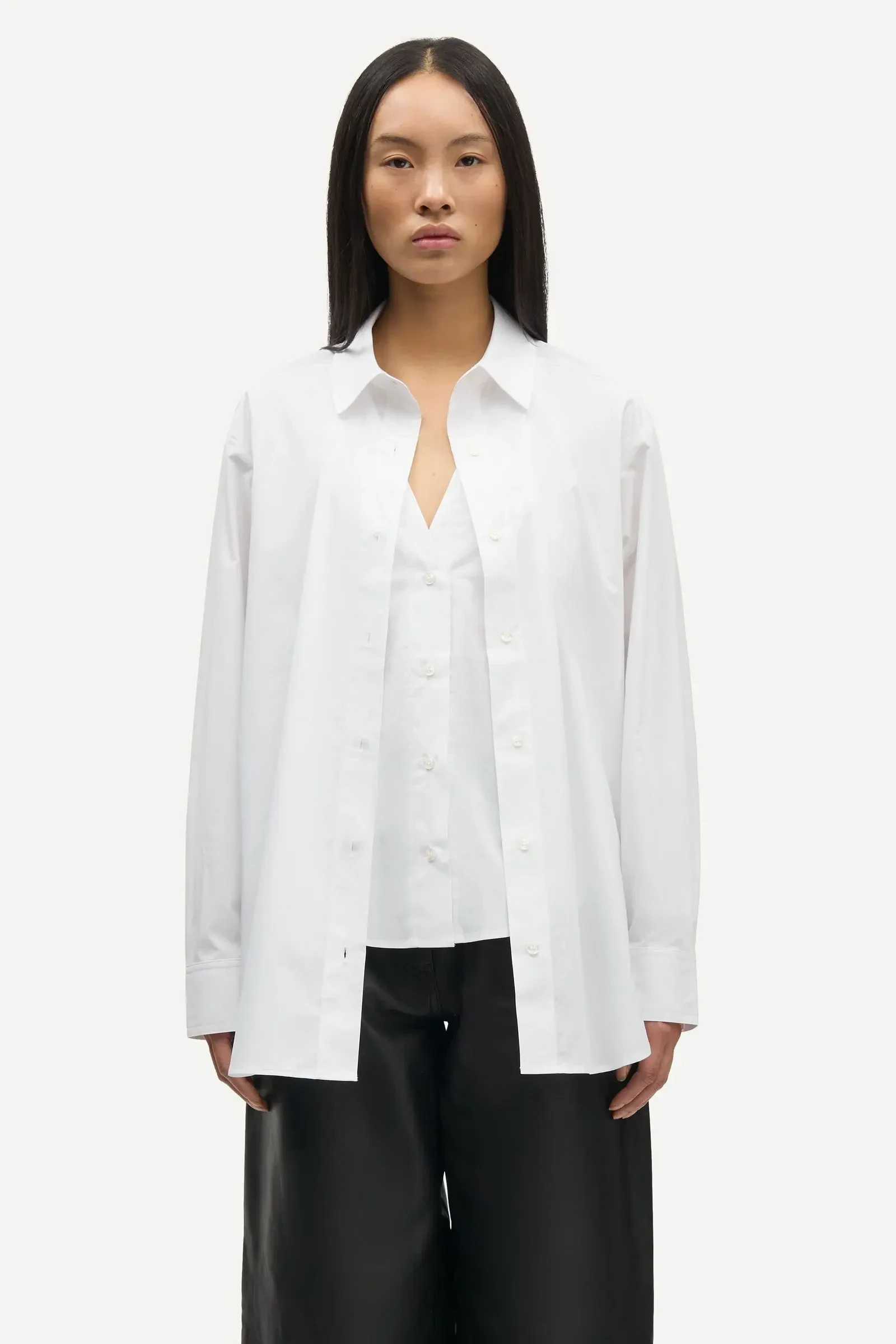 SAMSØE SAMSØE SAMOON SHIRT WHITE
