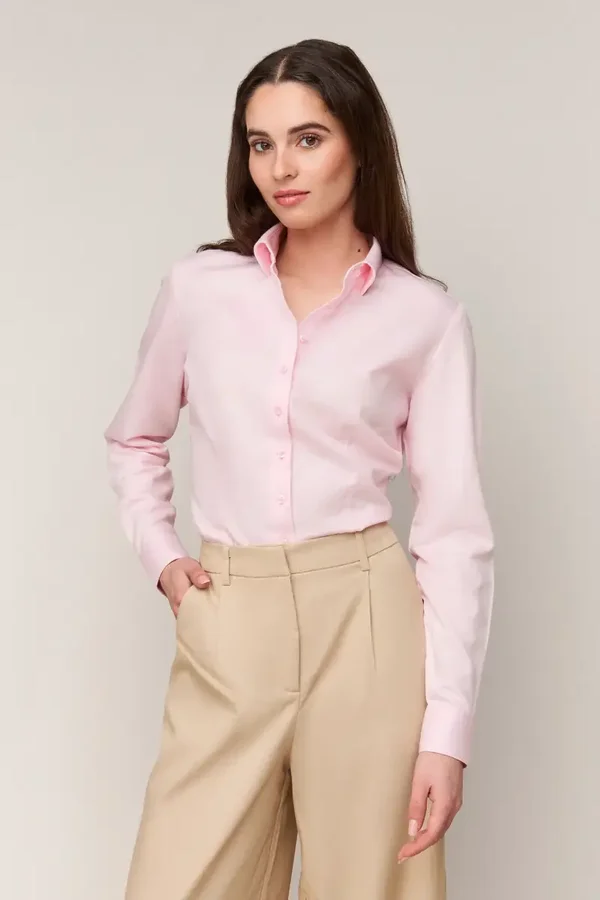 VANDER AMSTERDAM SLIM FIT BLOUSE PINK