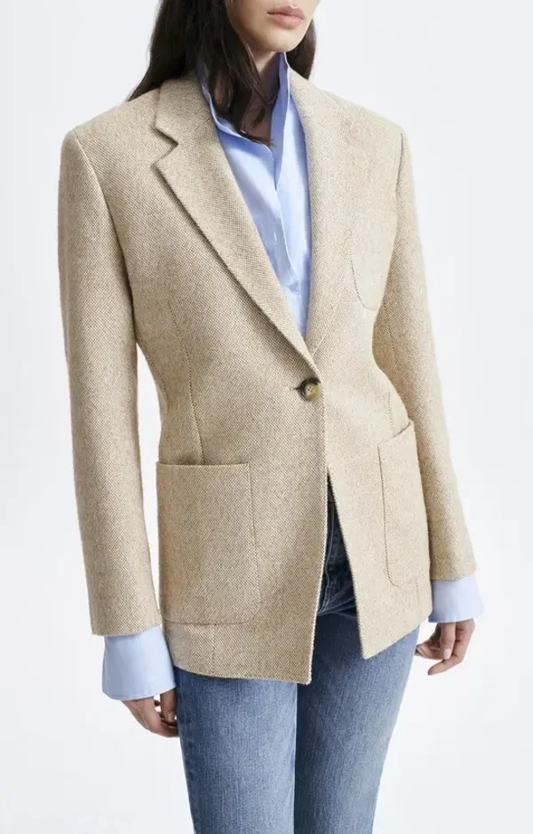 VANESSA BRUNO CALINE BLAZER OCHRE