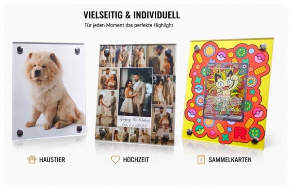 Personalisierter Premium-Rahmen mit deinem Wunschmotiv
