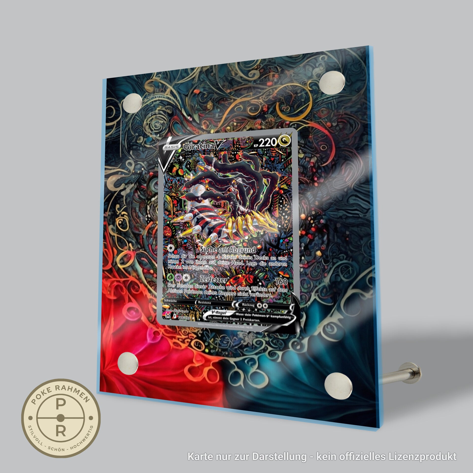 LOR 186 rot/blau - Kartenrahmen mit erweitertem Artwork (AltArt)