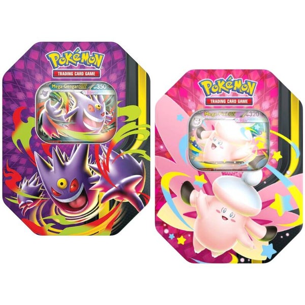 Pokemon Mega Moonlit Tin Box Set - Mega Gengar ex & Mega Pixi ex -DE