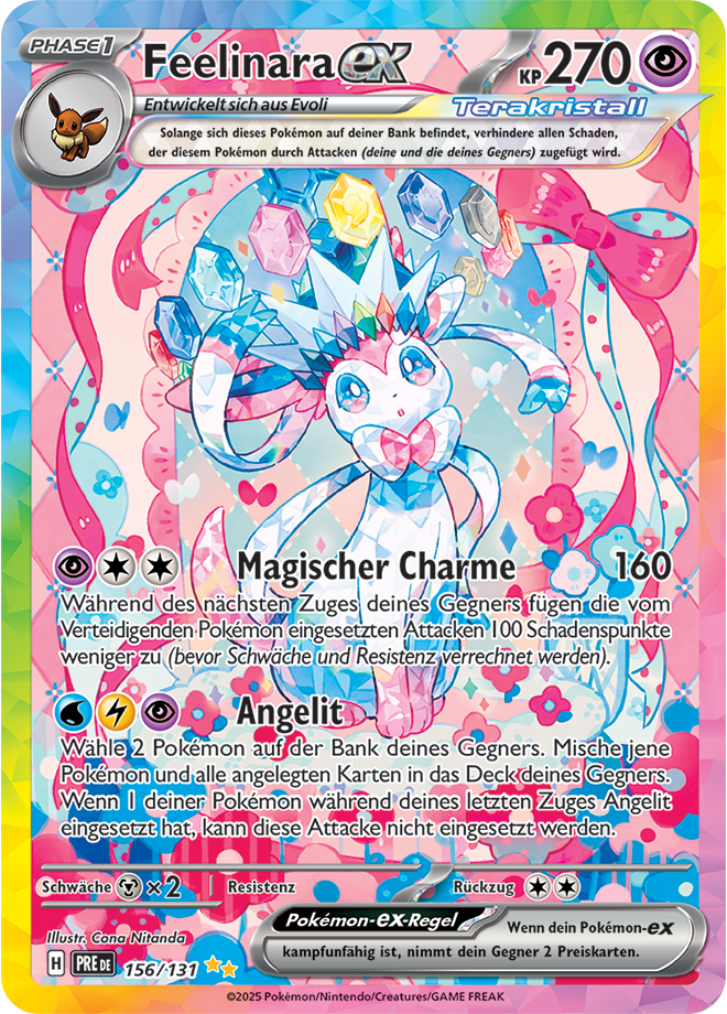 Feelinara ex (PRE 156) AltArt Karte - Prismatische Entwicklungen