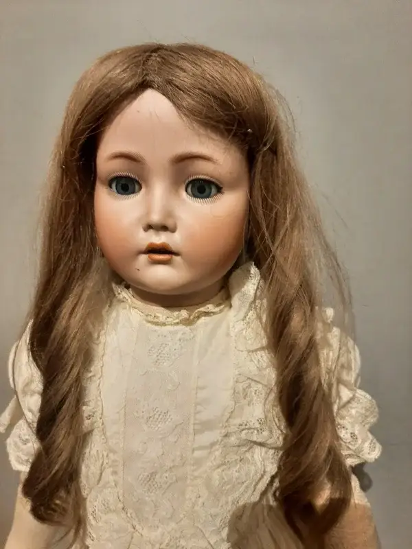 antique German charakterdoll Mein neuer Liebling open mouth