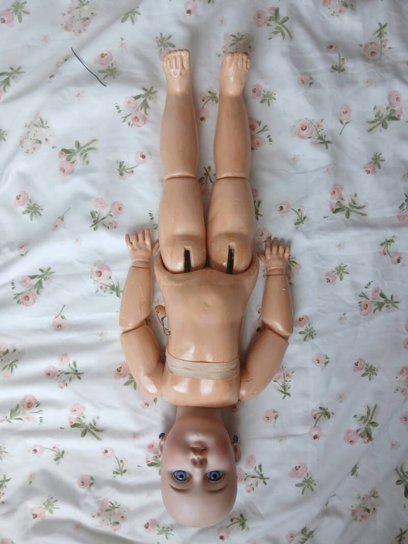 very rare antique French doll  by Henri Rostal Mon tresor