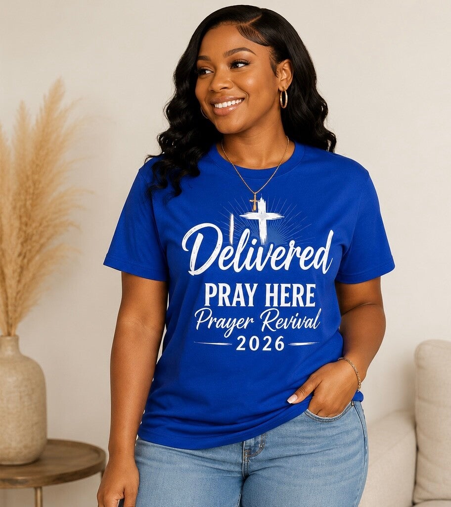 PRAY HERE “DELIVERED” Revival T-Shirt
