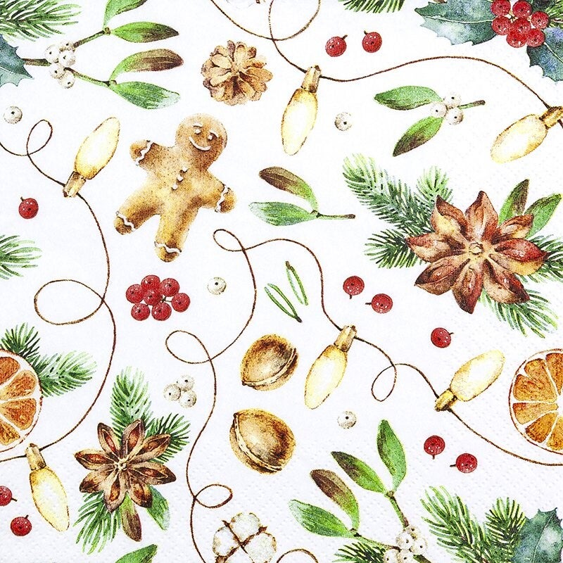 Servetten 33x33 cm - Cozy Feeling pure