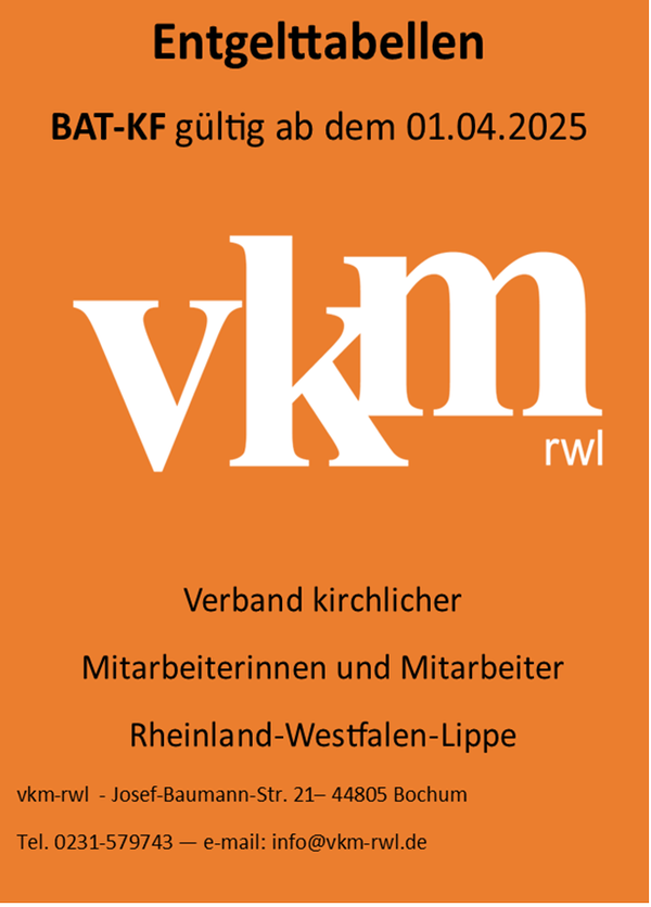 Entgelttabelle BAT-KF 2025