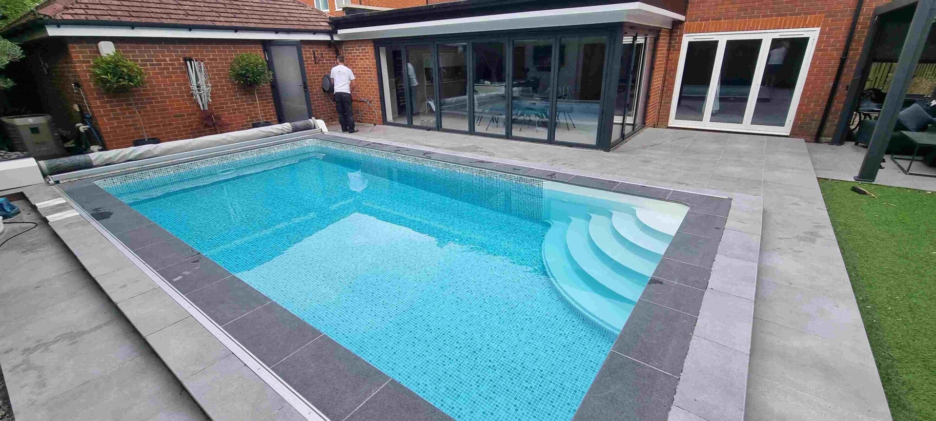 Swimming pool opening