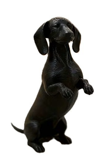 Sammelfigur Dackel schwarz