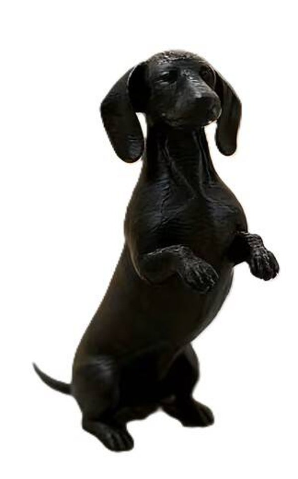 Sammelfigur Dackel schwarz