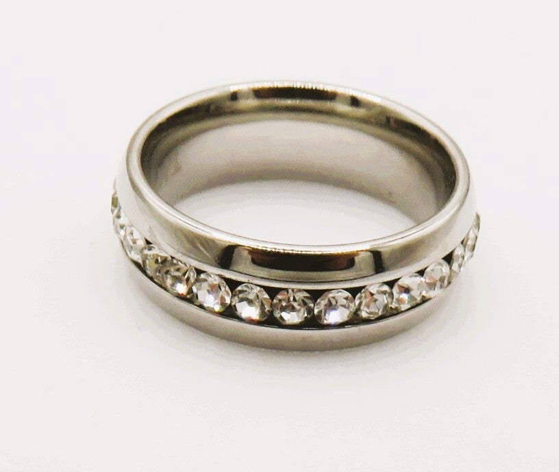 Ring Titan mit Zirkonia