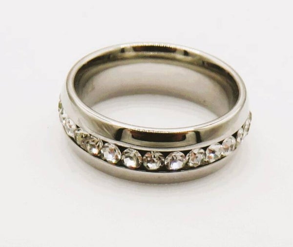 Ring Titan mit Zirkonia