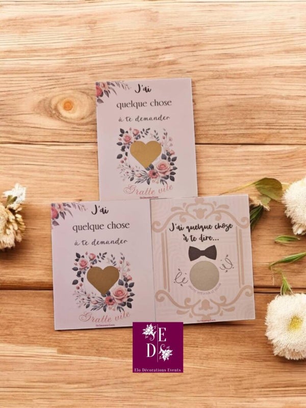 Carte à gratter