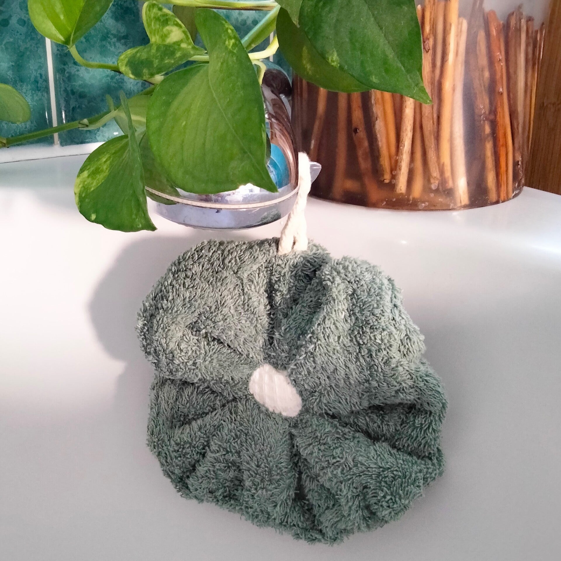 Fleur de bain en coton bio "Douceur & Eveil"