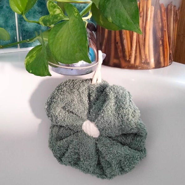 Fleur de bain naturelle en coton bio "Douceur & Eveil"