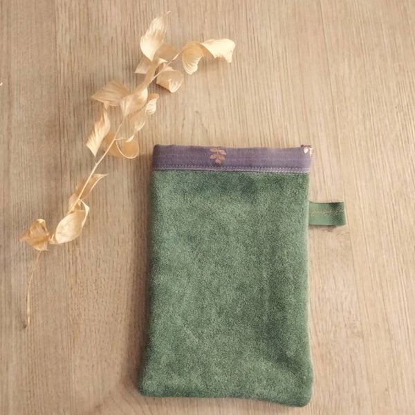 Gant de toilette luxe en micro-éponge coton bio