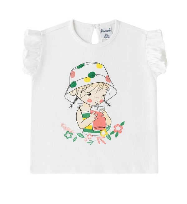 NN mini T-shirt girl 6M tot 30M