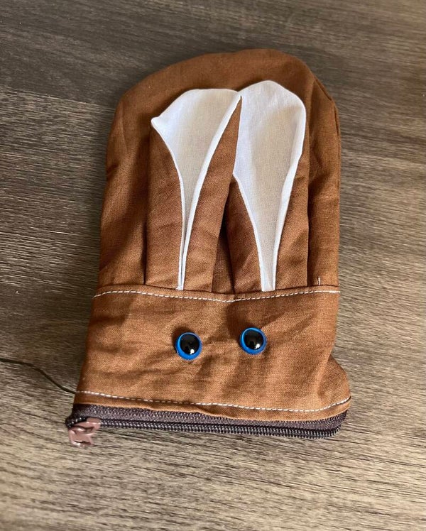 Stiftemäppchen „Hasi“ Utensilo für Stifte, Kosmetika usw.