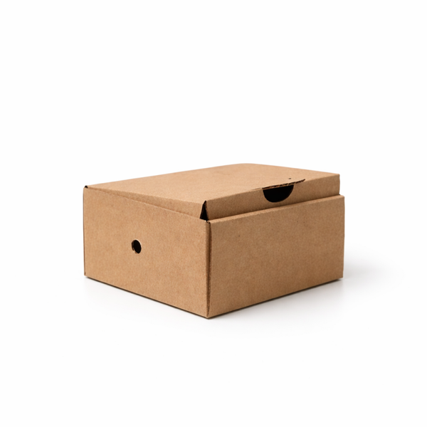 Caja Hamburguesa Kraft 13x13x7 cm | Caja Take Away
