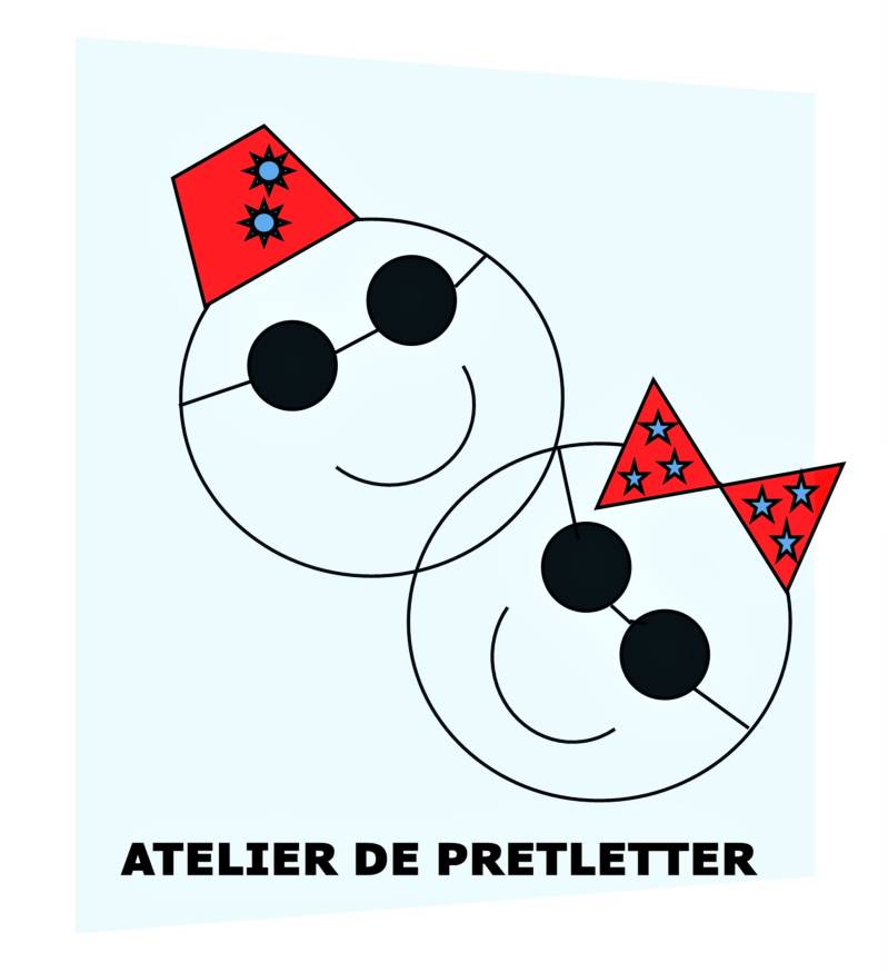 Logo Atelier De Pretletter, atelierdepretletter.nl