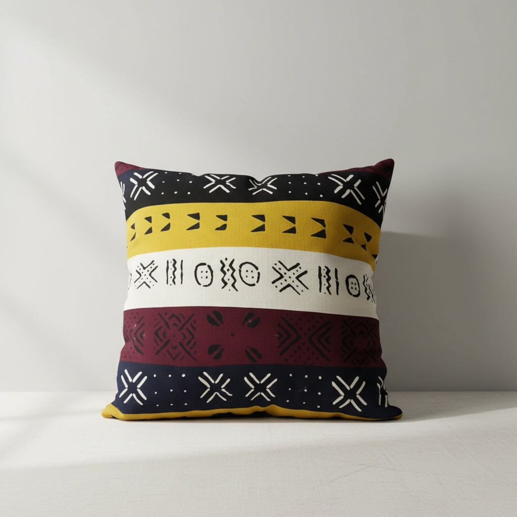 African print pillows