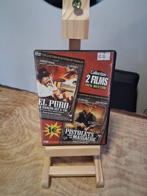 2 Films Western : El Puro + Pistolets Pour Un Massacre DVD