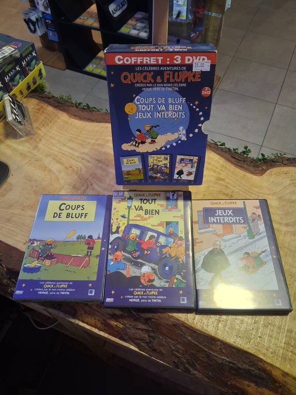 Coffret 3 DVD Les Celebres Aventures De Quick & Flupke DVD