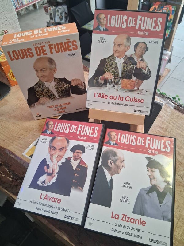 Collection Louis De Funes - L'aile Ou La Cuisse - La Zizanie - L'avare DVD