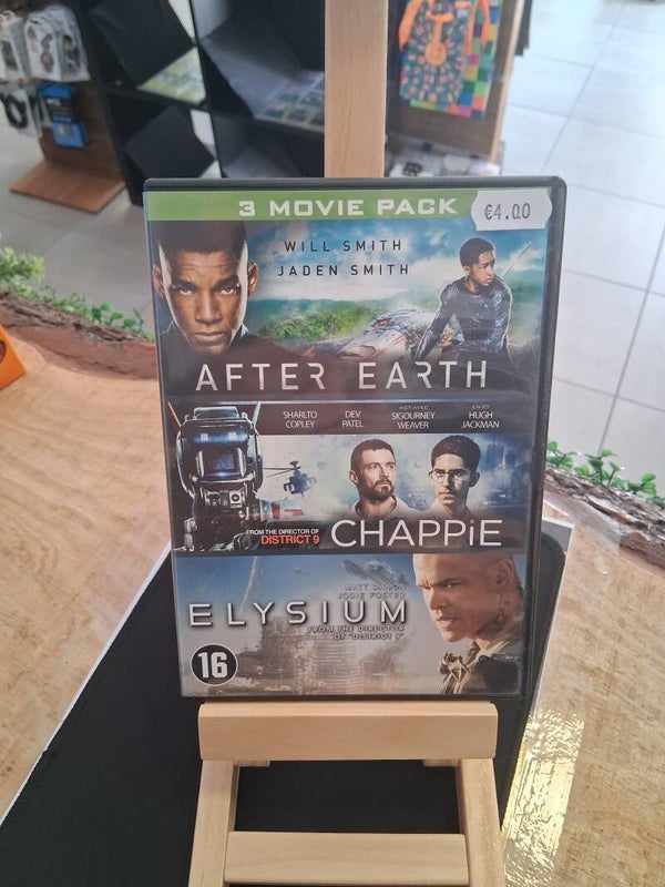 3 Films - After Earth - Chappie - Elysium DVD