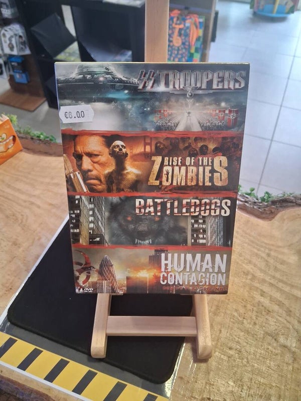 Coffret 4 Films - SS Troopers + Rise Of The Zombies + Battledogs + Human Contagion DVD