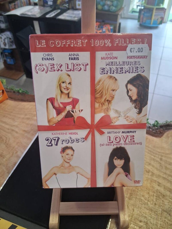 Coffret 4 Films - Sex List + 27 Robes + Meilleures Ennemies + Love Neuf DVD
