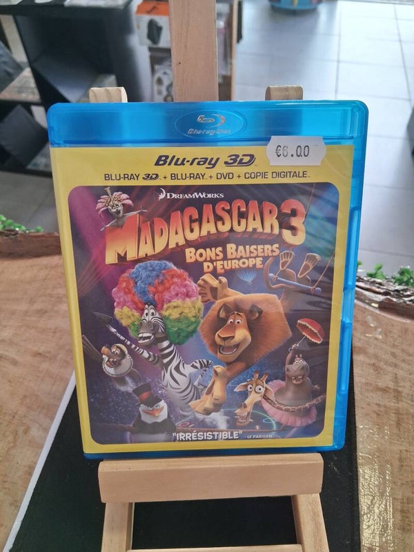 Madagascar 3 Bons Baisers D'europe Blu-ray 3D