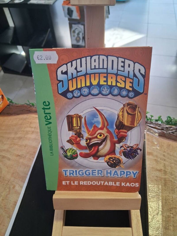 Skylanders Universe - Trigger Happy Et Le Redoutable Kaos Livre Enfant