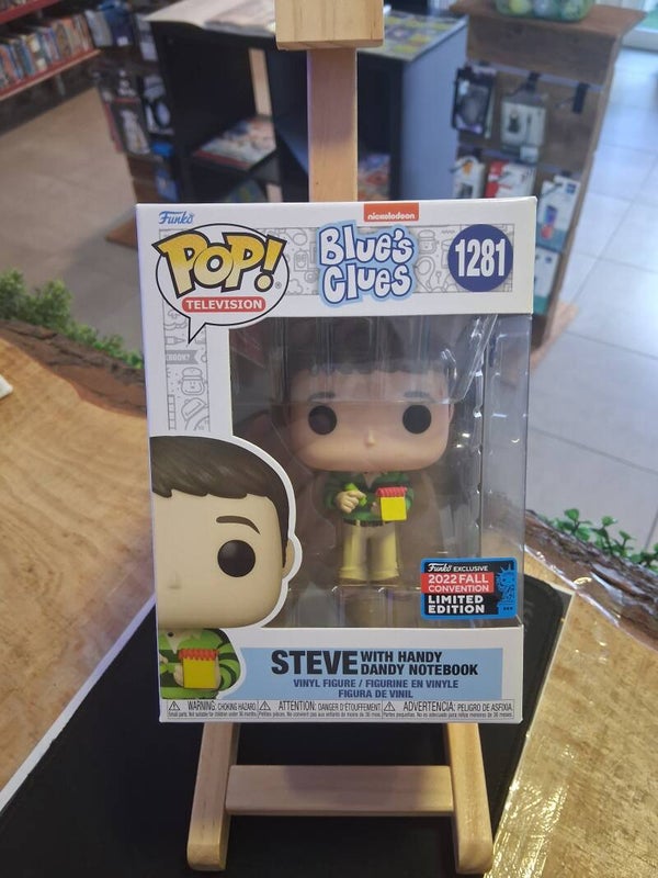 Funko POP Steve With Handy Dandy Notebook 1281 Blue's Clues
