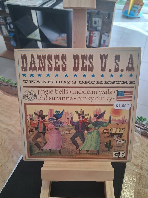 Danses Des U.S.A. - Texas Boys Orchestre Vinyl 45T