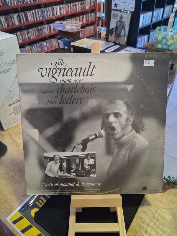 Gilles Vigneault Chante Avec Robert Charlebois Et Felix Leclerc Vinyl 33T