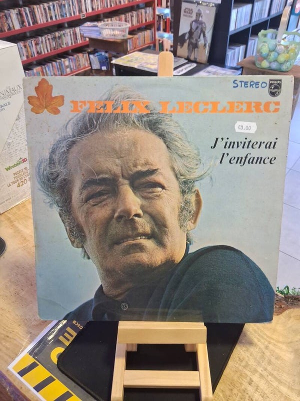 Felix Leclerc - J'inviterai L'Enfance Vinyl 33T