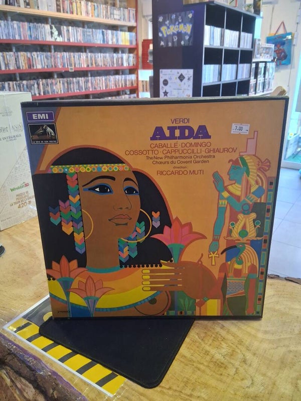 Coffret Verdi Aida 3 Vinyls 33T