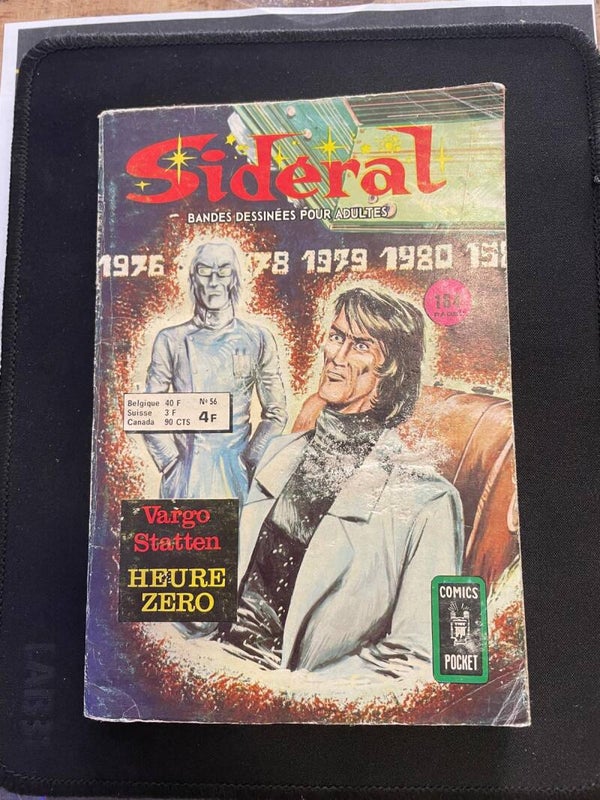 Sideral Heure Zero BD Livre