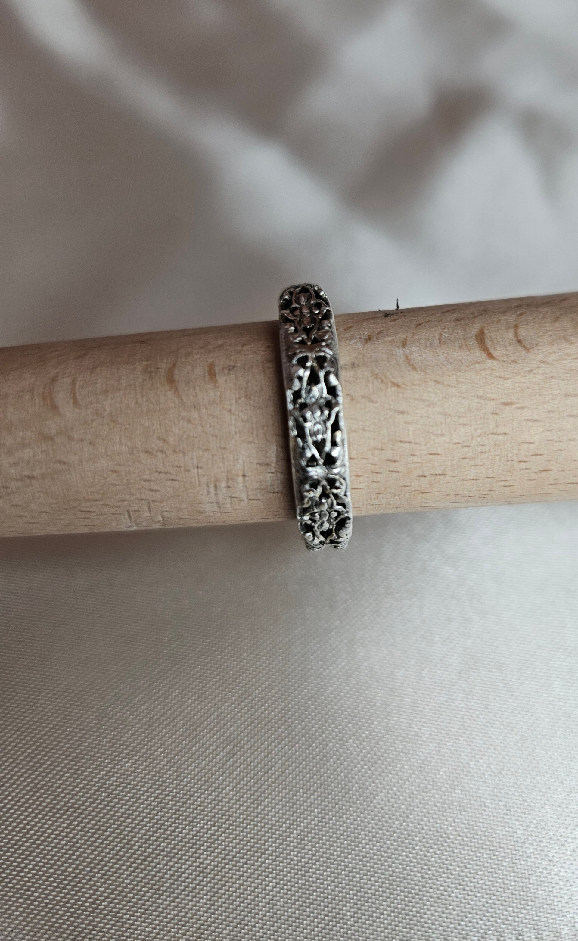 bague en plaqué argent vintage