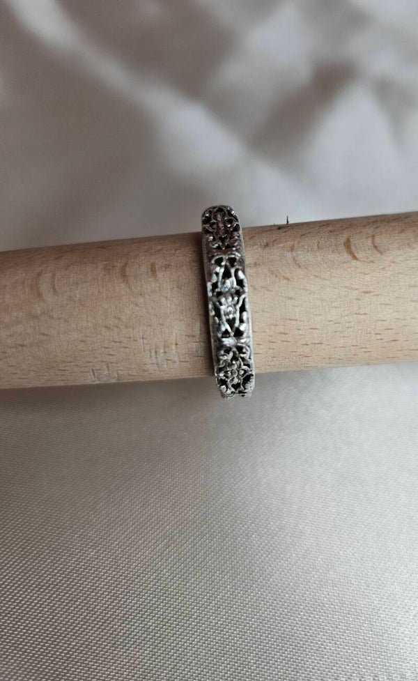 bague en plaqué argent vintage