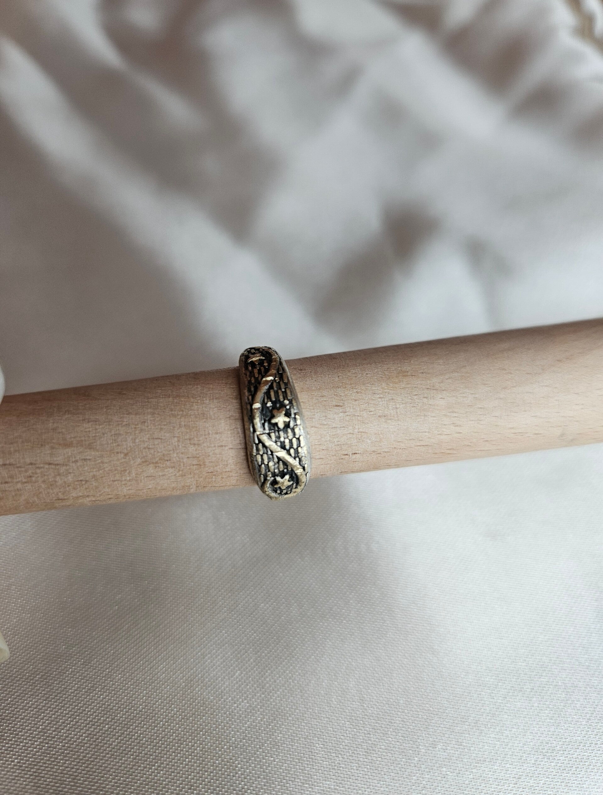 bague en plaqué argent vintage